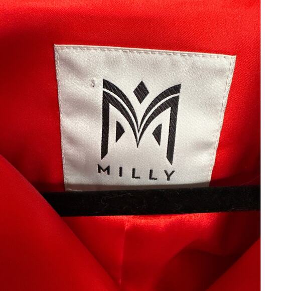 Milly Double Breasted Tuxedo Mini Dress Blazer See Measurements - Picture 8 of 10